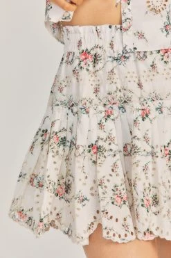 LoveShackFancy Sale Sarie Mini Skirt