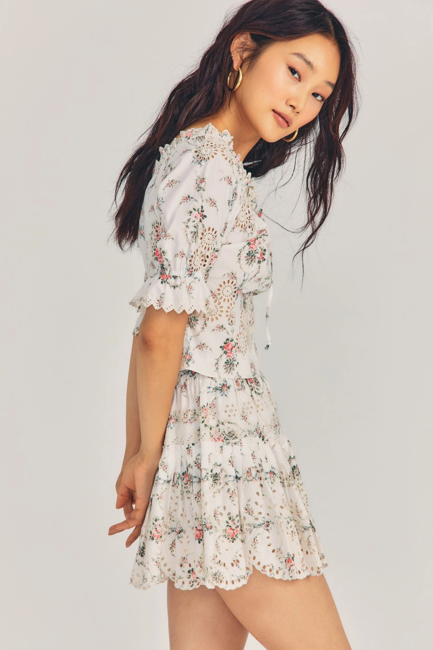 LoveShackFancy Sale Sarie Mini Skirt 3 LoveShackFancy Sale Sarie Mini Skirt