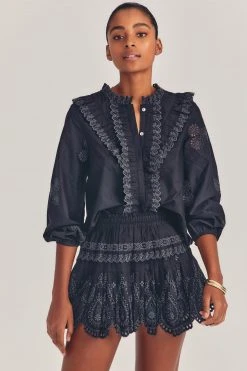 LoveShackFancy Sarie Mini Skirt