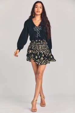 LoveShackFancy Sale Seniya Mini Skirt