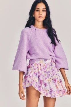 LoveShackFancy Shop 32 LoveShackFancy Seniya Mini Skirt