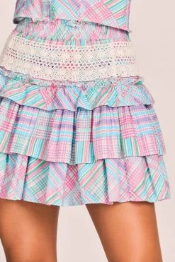 LoveShackFancy Corbett Mini Skirt New Arrivals