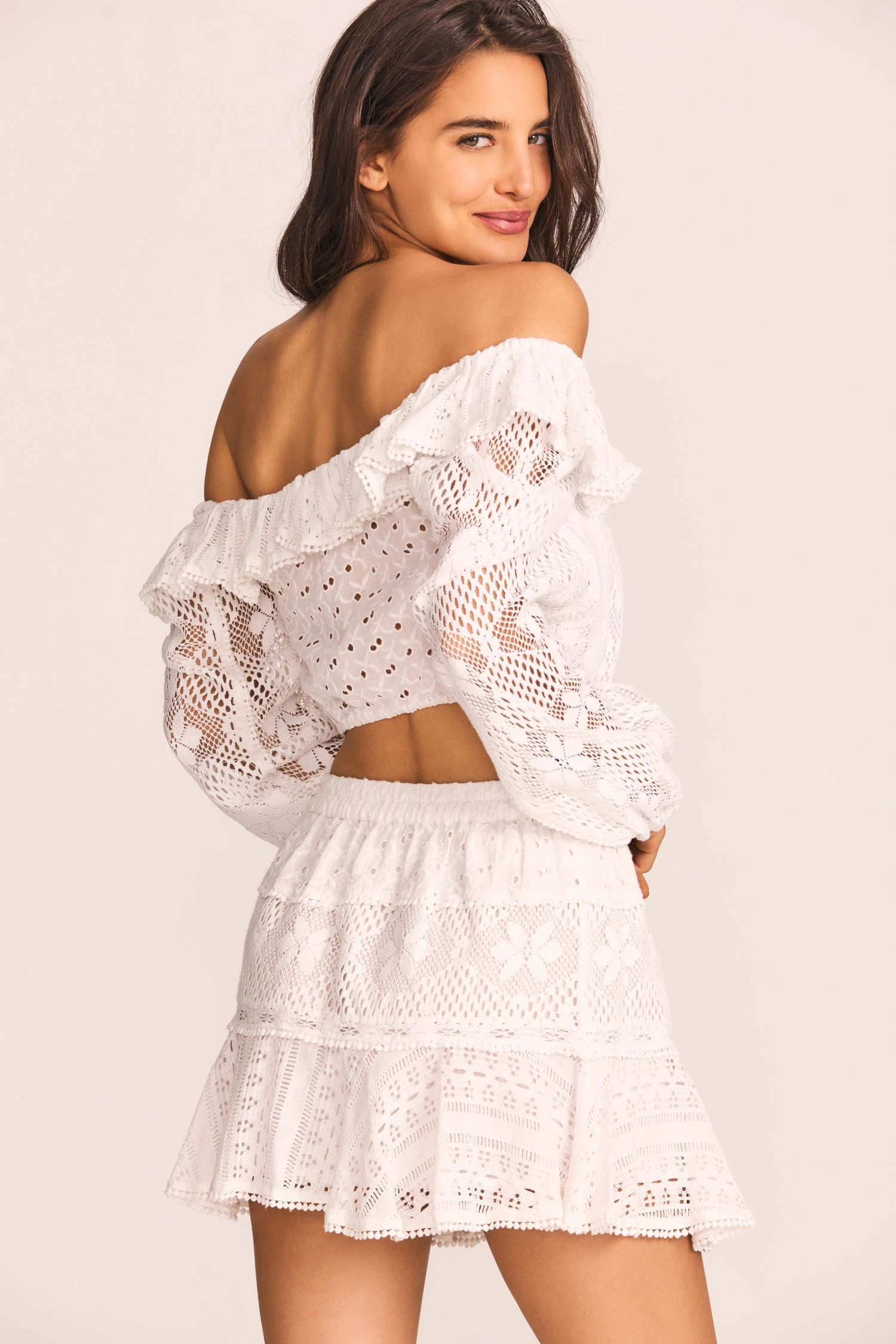 LoveShackFancy Diamond Mini Skirt 4 LoveShackFancy Diamond Mini Skirt