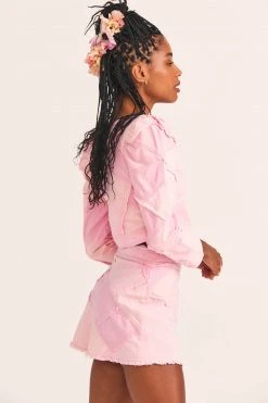 LoveShackFancy Cayde Mini Skirt Skirts 6 LoveShackFancy Cayde Mini Skirt Skirts