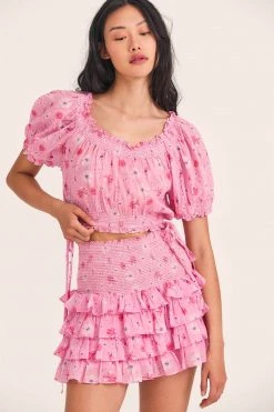 LoveShackFancy Yorkie Mini Skirt Skirts