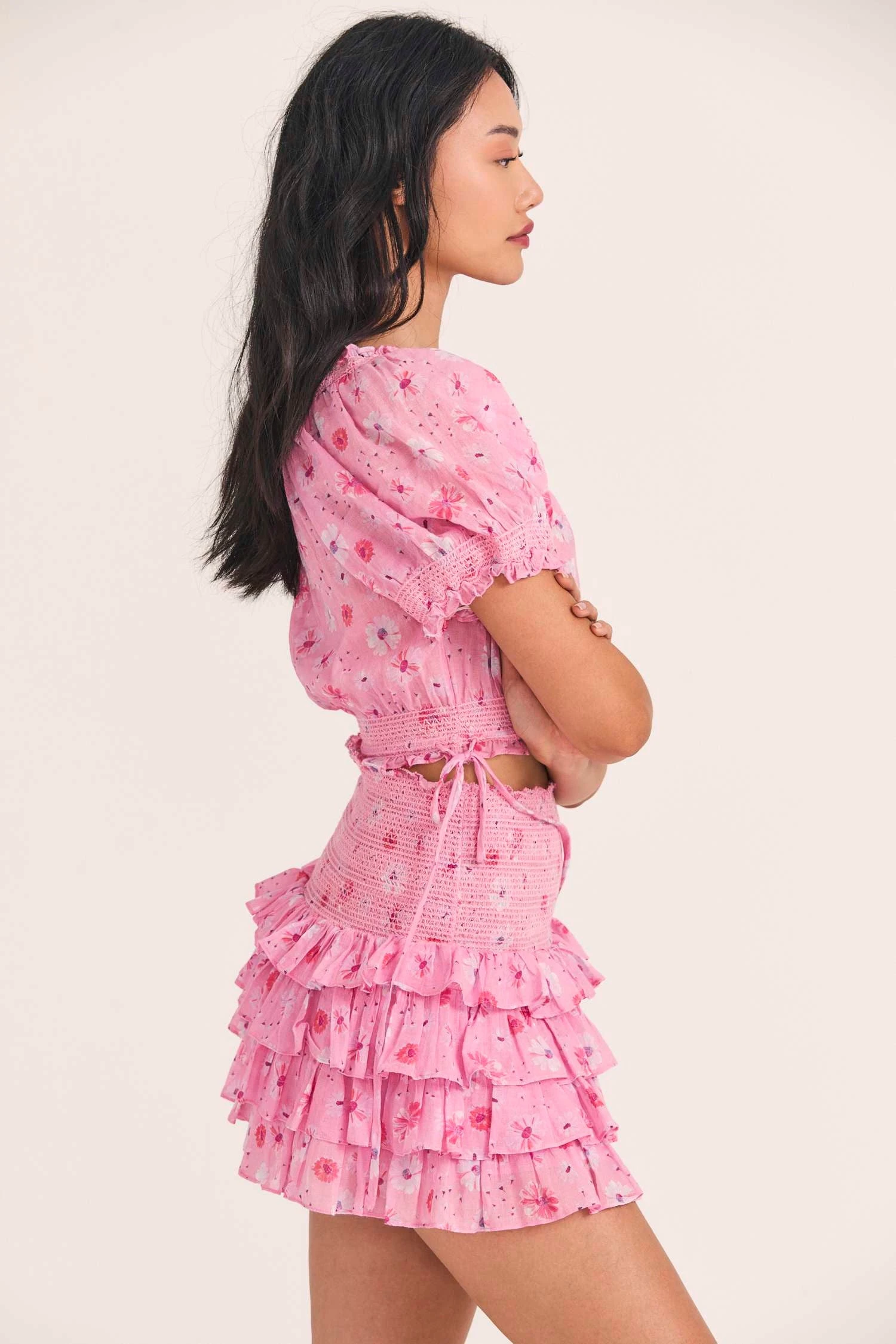 LoveShackFancy Yorkie Mini Skirt Skirts 3 LoveShackFancy Yorkie Mini Skirt Skirts