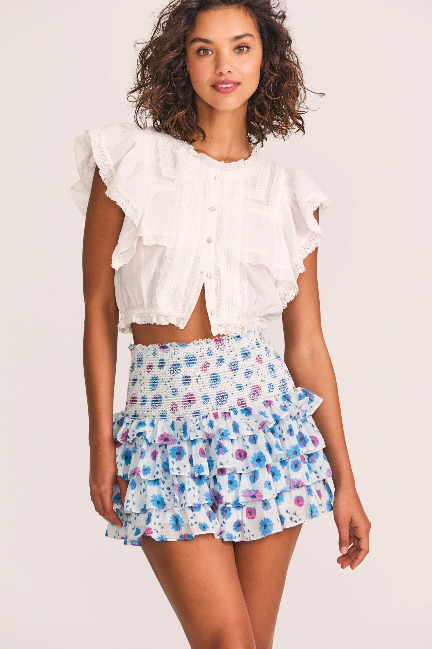 LoveShackFancy New Arrivals Yorkie Mini Skirt 1 LoveShackFancy New Arrivals Yorkie Mini Skirt