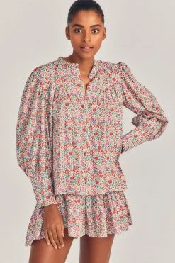LoveShackFancy X Liberty Lumiere Top