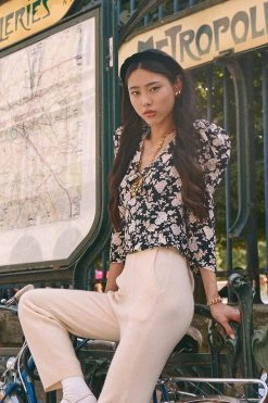 LoveShackFancy Louis Silk Blouse 11 LoveShackFancy Louis Silk Blouse