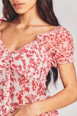 LoveShackFancy Bryant Silk Top