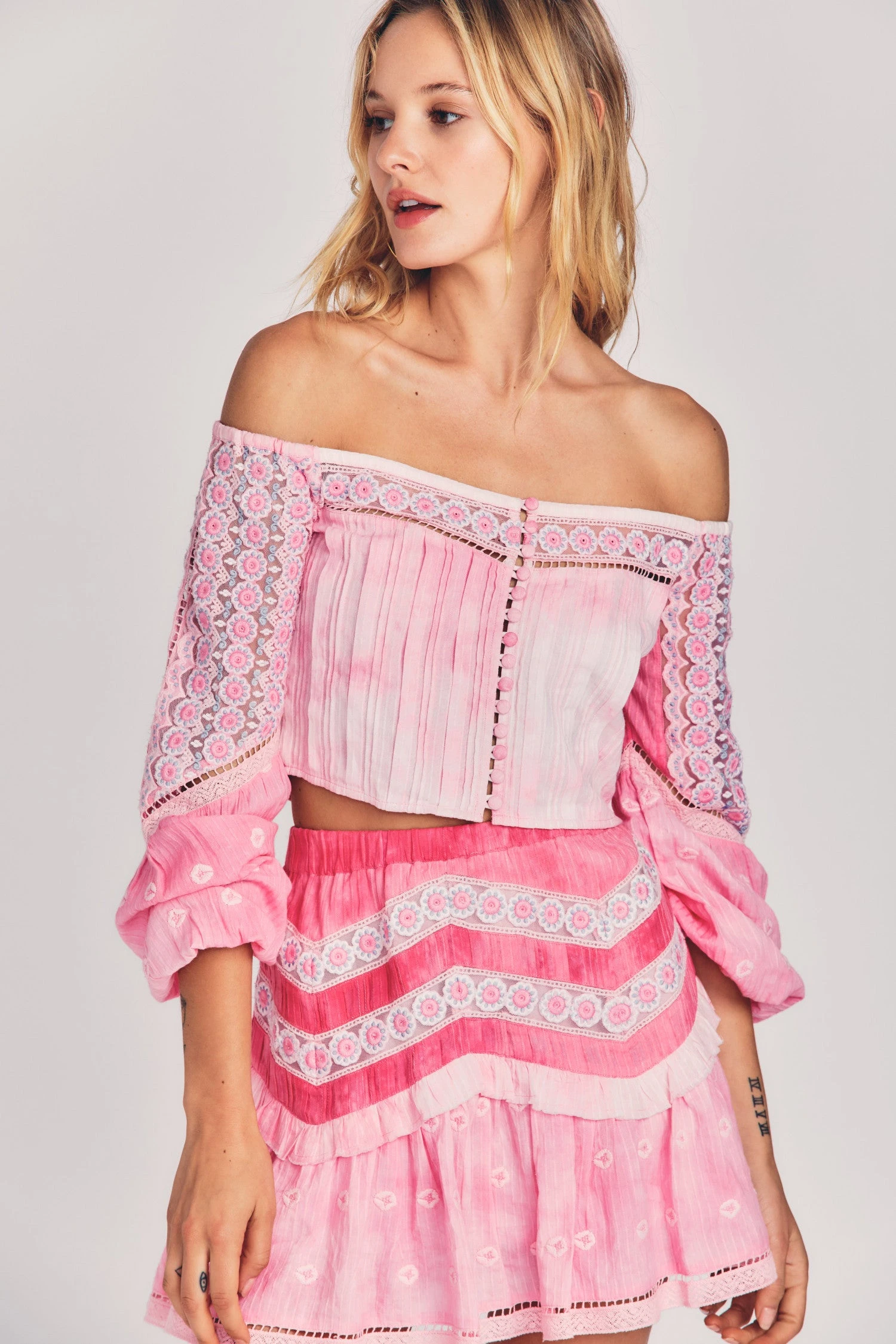 LoveShackFancy Perris Crop Top Sale 1 LoveShackFancy Perris Crop Top Sale