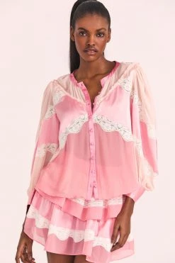 LoveShackFancy Zavia Blouse Tops