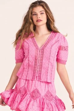 LoveShackFancy Tops Gavilan Top