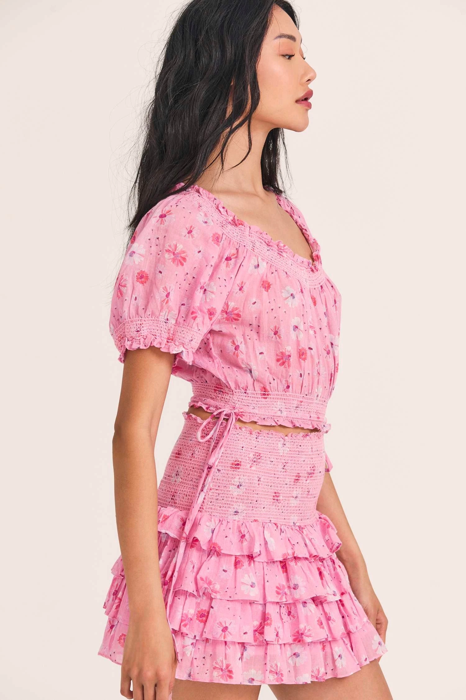 LoveShackFancy Rosalinda Crop Top 3 LoveShackFancy Rosalinda Crop Top