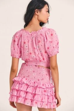 LoveShackFancy Rosalinda Crop Top 7 LoveShackFancy Rosalinda Crop Top