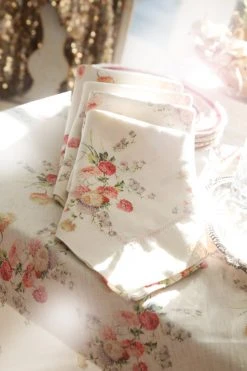 LoveShackFancy Linen Napkin Set - NATURAL CREAM View All