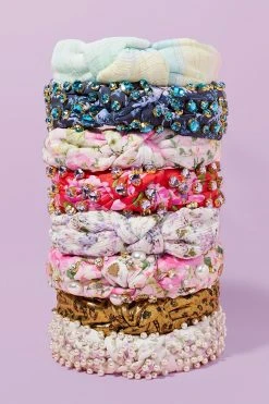 LoveShackFancy X Lele Sadoughi Printed Veronica Bow Headband 5 LoveShackFancy X Lele Sadoughi Printed Veronica Bow Headband