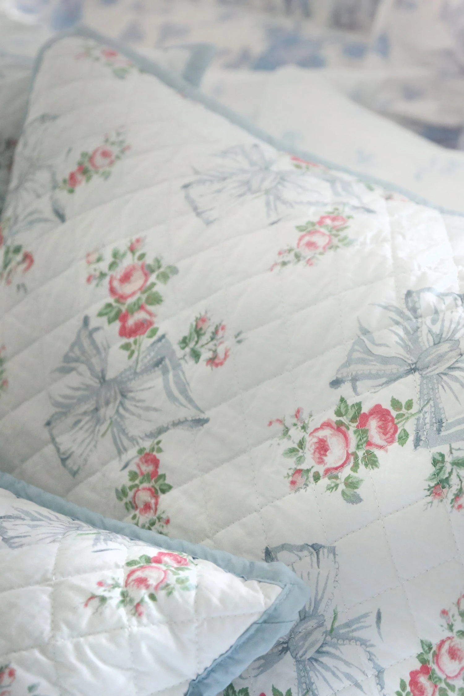 LoveShackFancy Rosa Beaux Quilt & Sham Set View All 2 LoveShackFancy Rosa Beaux Quilt & Sham Set View All