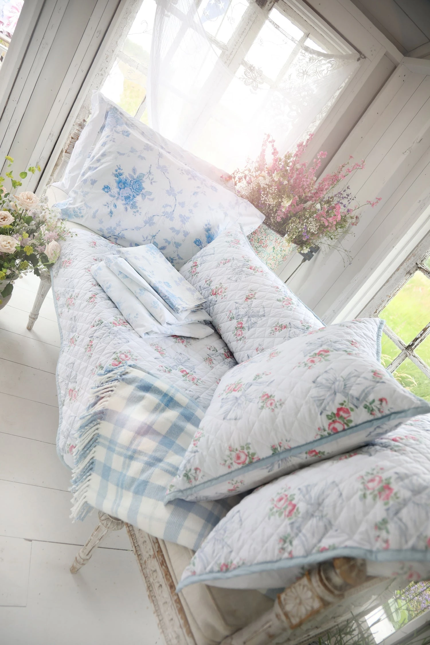 LoveShackFancy Quilted Lumbar Pillow 8 LoveShackFancy Quilted Lumbar Pillow