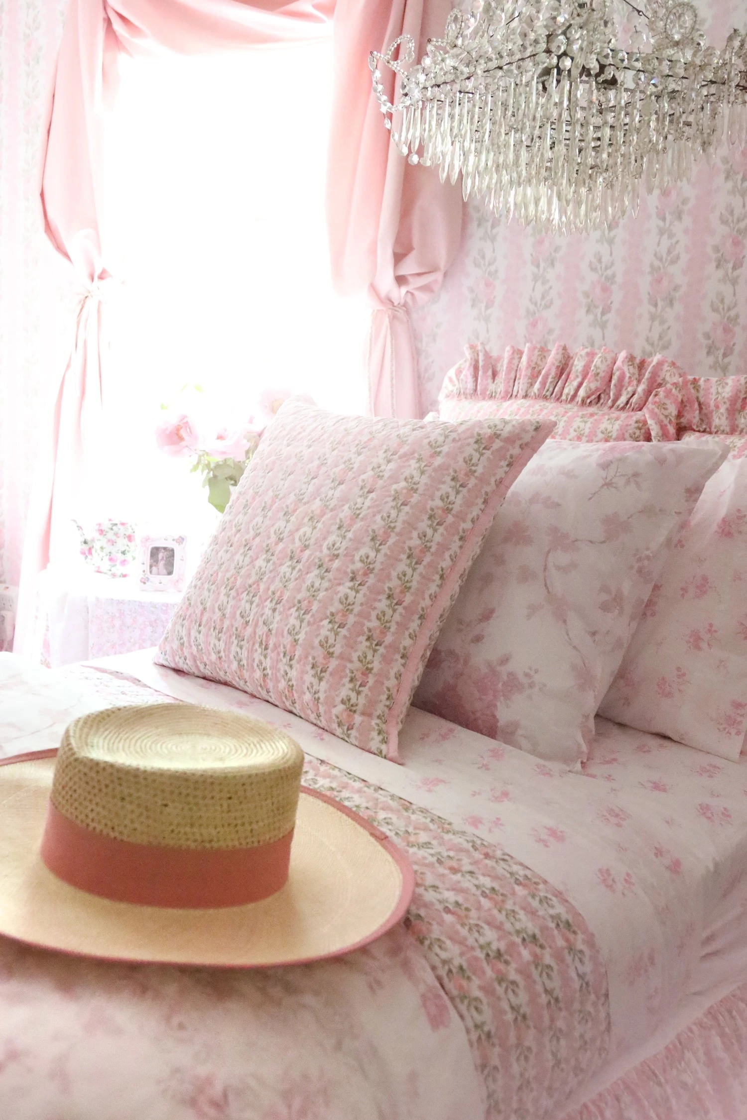 LoveShackFancy View All Quilted Throw Pillow 1 LoveShackFancy View All Quilted Throw Pillow