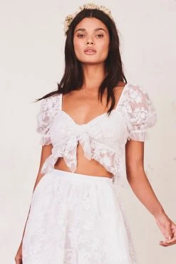 LoveShackFancy Soleil Top