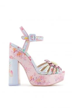 New Arrivals LoveShackFancy X Sophia Webster Celia Platform Sandal